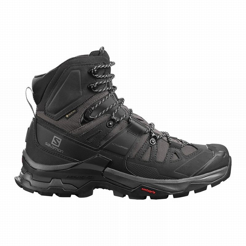 SALOMON QUEST 4 GORE-TEX Philippines - Men's Hiking Boots - Black | 804293-QYJ